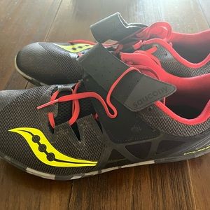 Saucony Men’s Size 13 Track Throwing Shoes- used twice like new
